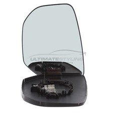 Wing Mirror Glass Peugeot Partner Van 2008-2012 Non-Heated Convex Passenger Side