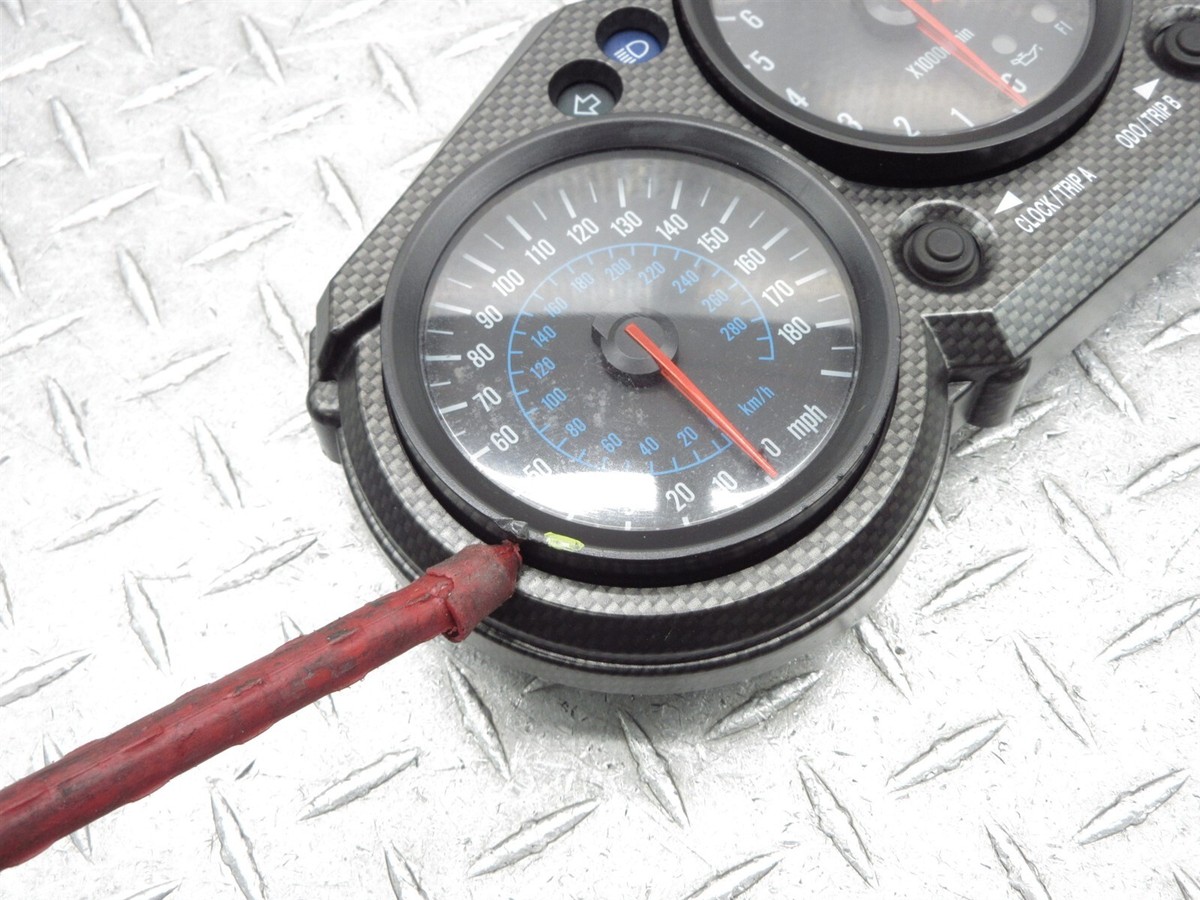 Kmです 2002 02-06 Kawasaki ZX1200 ZX12R Speedometer Meter Gauge