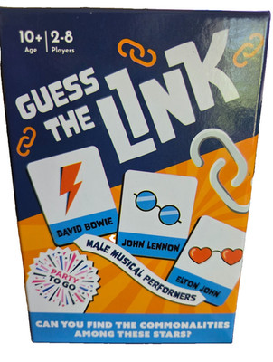 Gamewright - Party to Go - Guess The Link - Can You Find the Commonalities~NEW