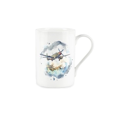 Vintage Planes Mug - Bone China WW2 Flight Take Off Tea/Coffee Gift
