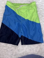 Lands End Kids boys sz. 14/16 slim muticolor swim trunks. Great pair  cond