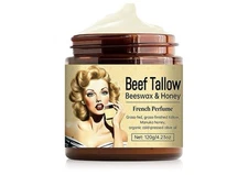 Whipped Beef Tallow Manuka Honey Balm Face Body Lotion French Perfume 4.23 oz