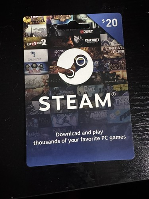 #ad $20 Steam Gift Card Valve Wallet PC $45.00