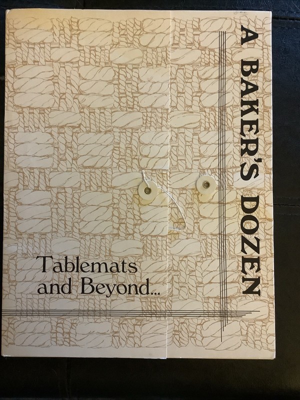 Handweavers Guild of America Bakers Dozen 13 tablemats loom weaving patterns