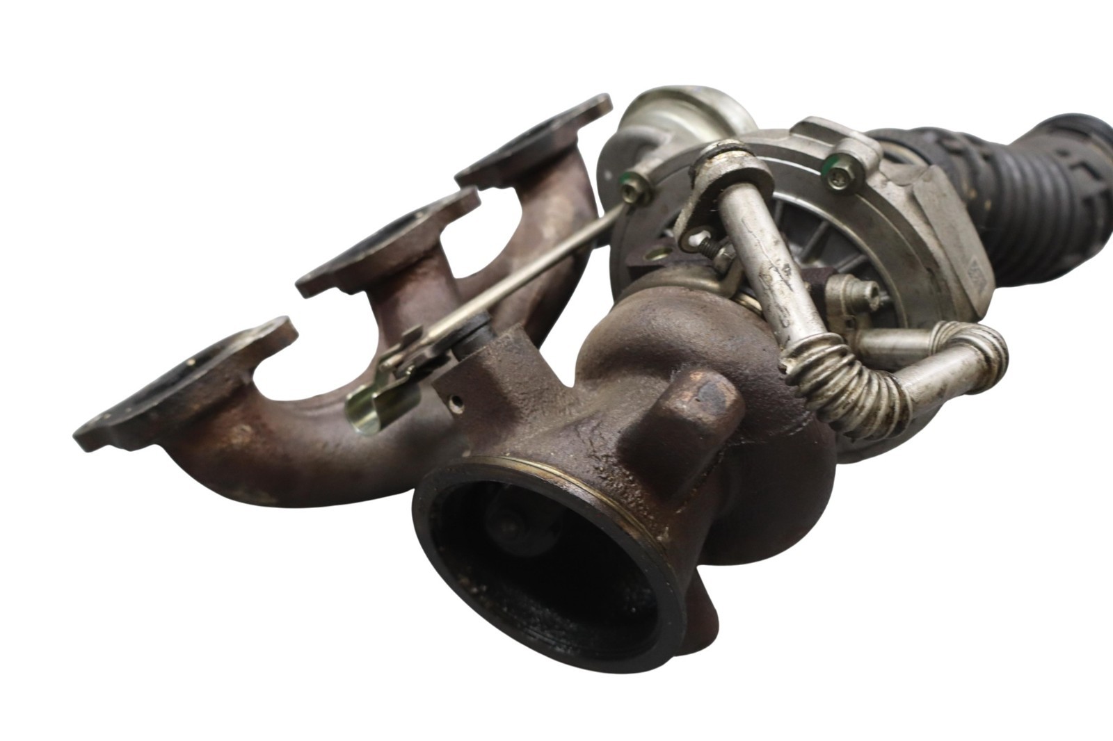 14-20 Maserati Ghibli Front Left Side Turbo Charger Turbocharger Manifold Oem