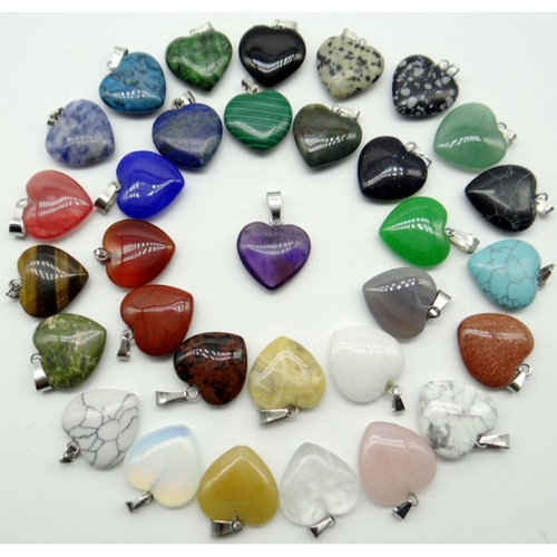 Women Pendant Gift Necklace Crystal Jewelry Chakra Gemstone Natural Crystal 20mm - Picture 51 of 51