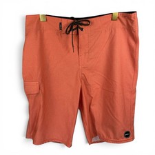 O'neill Men's Board Shorts Swim Trunks Salmon Color Size 32 34