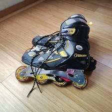 Forward Talon Men's Inline Skates Black and Yellow, Stylish Comfortable Size 9