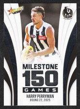 2026 AFL SELECT FOOTY STARS MILESTONE CARD - [COLLINGWOOD] - MG22 Harry PERRYMAN
