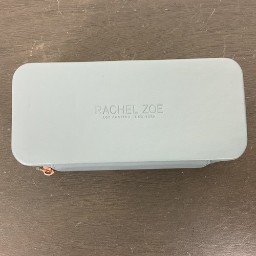 Rachel Zoe Zippered Jewelry Case Baby Blue Travel Small