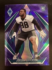 2024 Panini Phoenix RC Jordan Jefferson Purple Rookie Jaguars