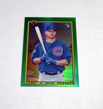 2020 Bowman Chrome 1990 Green Refractor Nico Hoerner Rookie RC (#/99) Cubs NM-MT