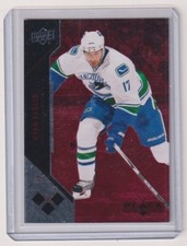 2011/12 RYAN KESLER UPPER DECK BLACK DIAMOND RUBY TRIPLE # 049/100 #155