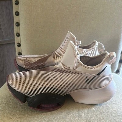 Nike Women s Air Zoom SuperRep Sneakers Shoes Barely Rose Pink Size 9