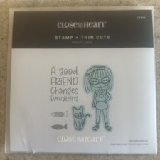 CTMH Stamp Thin Cuts Besties Zoey Z3936 New Close To My Heart dies