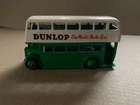 Dinky Double Decker Bus 29c/290  Restored  "Dunlop The World's Master Tyre"