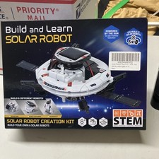 STEM Build and Learn Solar Robot Space Shuttle Astronaut 6-In-1 Robot Model Kit
