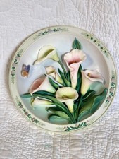 Lena Liu’s Vintage The Calla Lily Garden Wall Plate Decor Bradford Exchange 1996