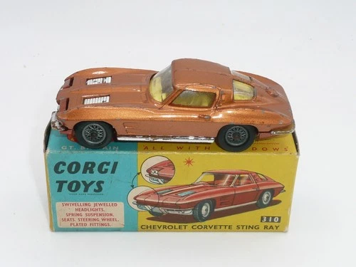 Corgi 310 Chevrolet Corvette Sting Ray Boxed  * original Bronze *