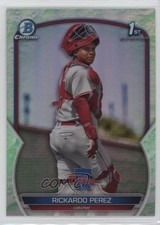 2023 Bowman Chrome Prospects Lunar Glow Refractor Rickardo Perez #BCP-27 0b3