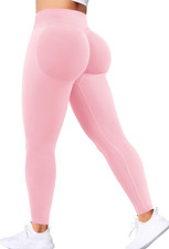 Women Butt Lifting Leggings High Waist Scrunch Seamless Yoga Gym Pants