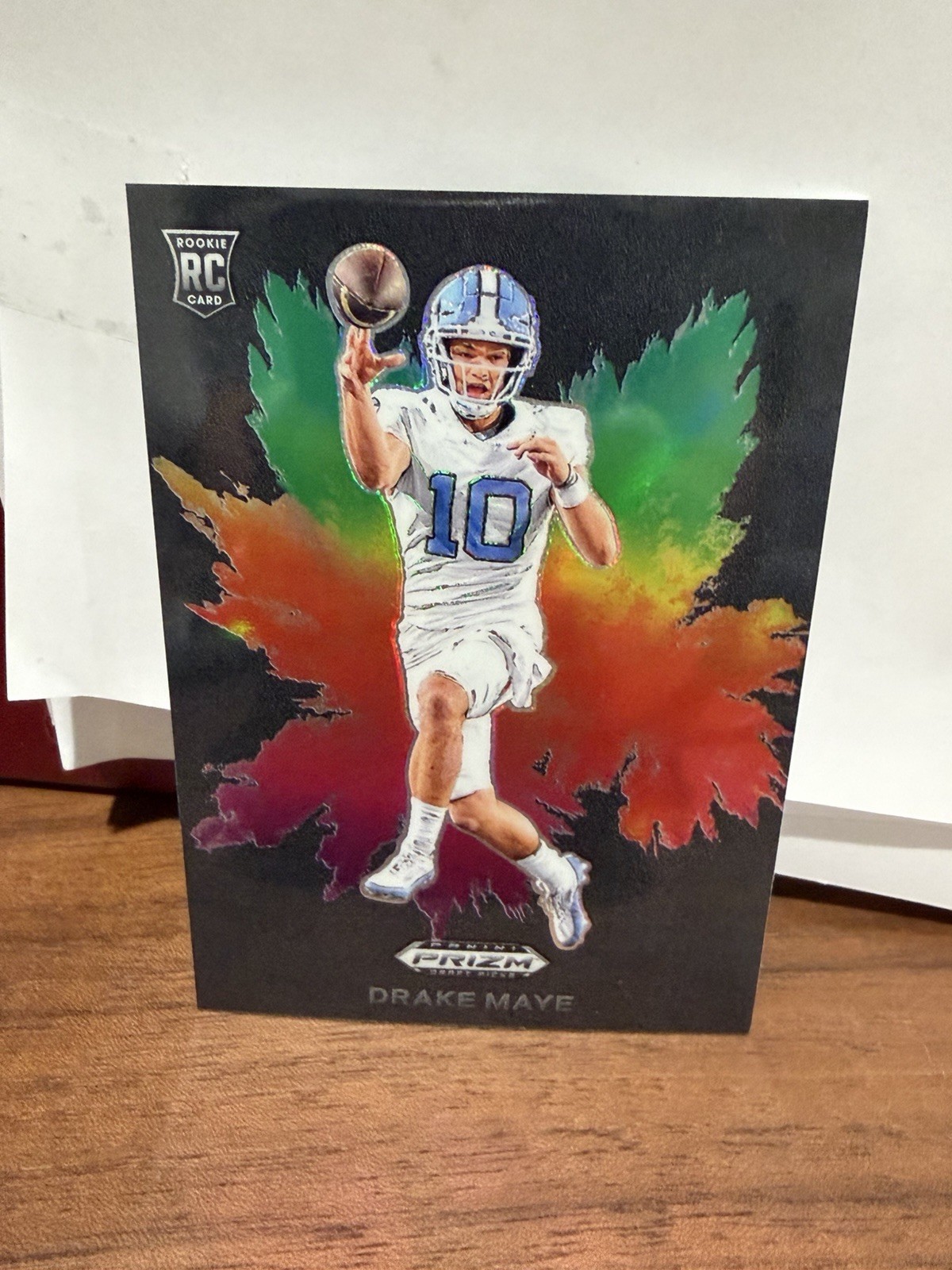 2024 Panini Prizm #CB-4 Drake Maye Color Blast SP Draft Picks SSP Case hit. 