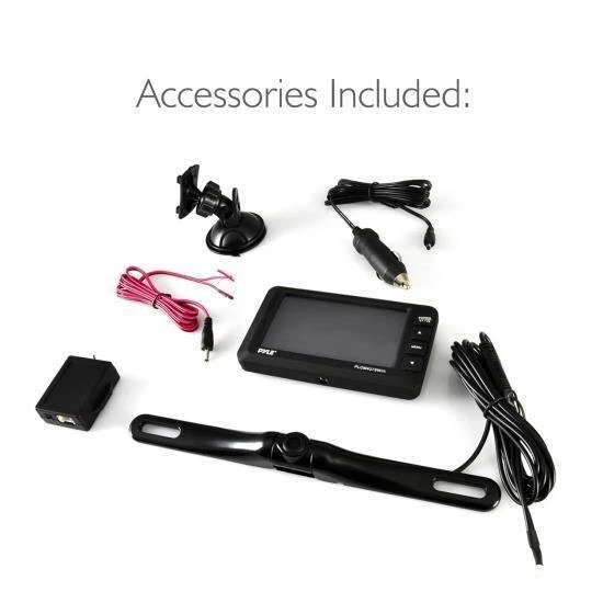 Pyle Wireless Rear View Backup Camera Kit Vehicle Parking/Reverse System - Image 4 of 4