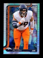2025 TOPPS CHROME PRISM REFRACTOR #95 ZACH ALLEN BRONCOS