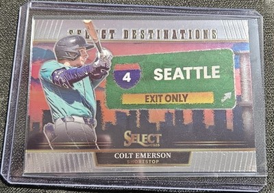2024 Panini Select - Select Destinations Colt Emerson #21 (RC) Seattle