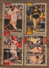 2026 Topps Spring Training Parallel Lot x4 Sheets, Adell, NL Leaders, TJ Friedl