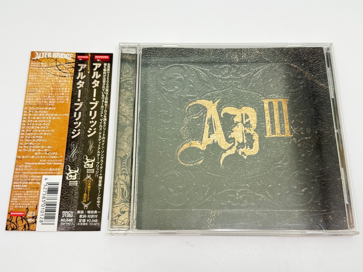 CD] Alter Bridge AB III Japan Import Bonus Track RRCY-21382 | eBay
