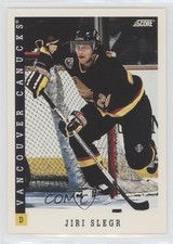 1993-94 Score Canadian Jiri Slegr #378 q7c