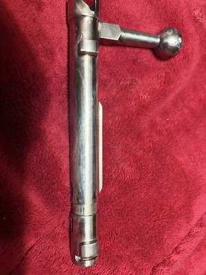 98 Mauser Rifle Bolt, Chilean model, 1912 Mauser. No Extractor Or Ring. 