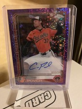 Cade Povich 2025 Topps Chrome Purple Speckle Refractor Auto /299
