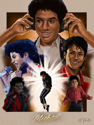 Michael Jackson Movie Poster 2026 Art Print King of Pop