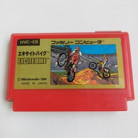 Excite Bike pre-owned Nintendo Famicom NES Tested