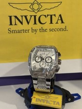 Invicta Celestial Primus Men's 43mm W/Crystals Silver In Color Watch (50191)