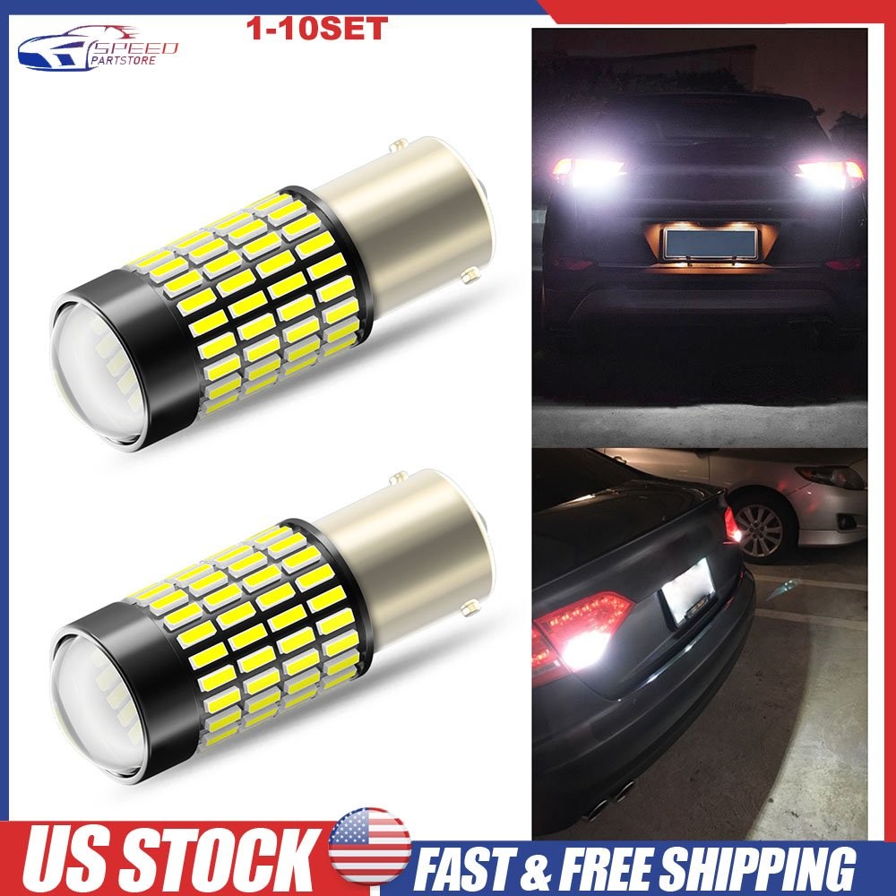 1156 LED Reverse Light Bulbs 6500K Super Bright White Side M