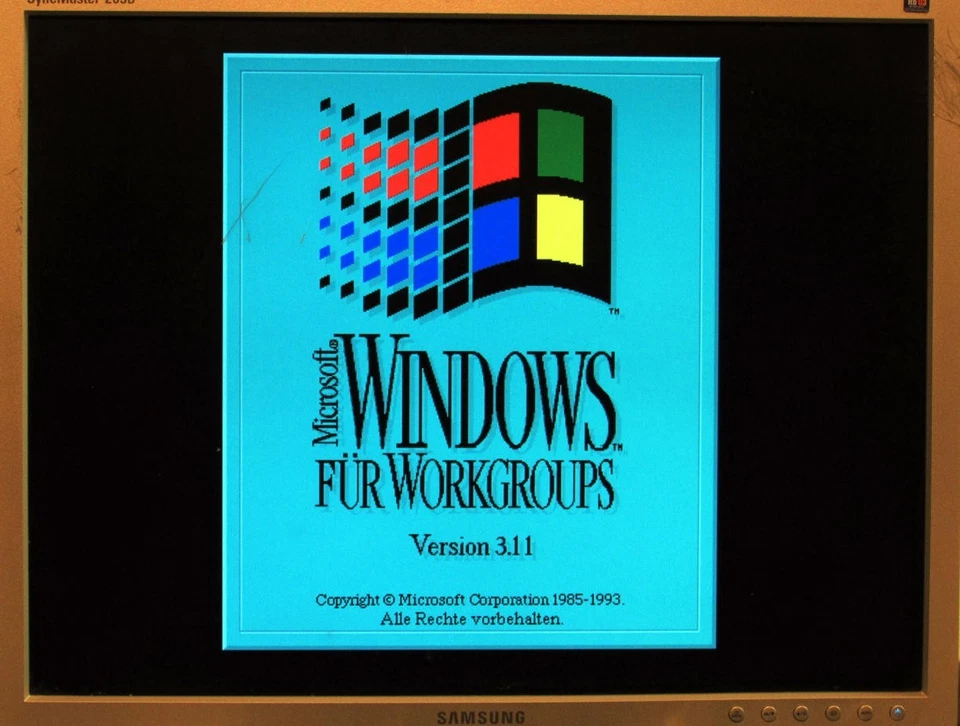 Retro PC Compaq ProLinea 4/66, Intel 486, ISA, Windows 3.11, Floppy - Bild 2 von 4