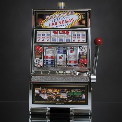 Slot Machine- Las Vegas Slot Machine with Casino Sounds, Flashing Lights, and Ch