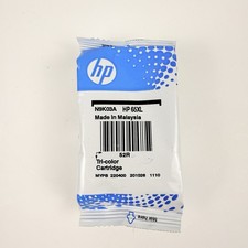 HP 65XL Tri-Color Ink Cartridge Genuine OEM New Sealed Exp 10/2020