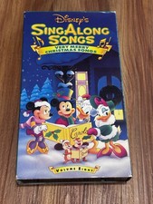 Disney  s Sing Along Songs Very Merry Christmas VHS Video Tape Vol 8 VTG RARE 