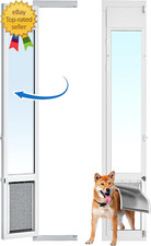 Large Dog Door for Sliding Glass Door Openable Pet Door for Sliding Glass Door