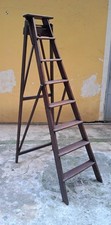 SCALA ANTICA IN LEGNO DA PITTORE