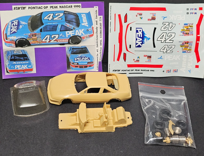 #ad Starter Resin Model Unbuilt Kit 1:43 Pontiac Grand Prix Peak Nascar 1990 NOS $34.99