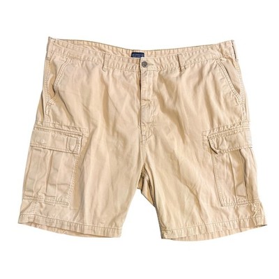 Levi's Cargo Shorts Mens W46 Tan Khaki White Tab Relaxed Fit Cotton Twill