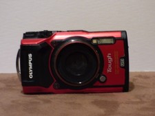 Olympus Tough TG-5 Digital Camera, Red 12MP  For Parts or Repair 