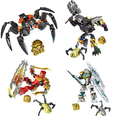 Bionicle Mask Maker Warrior Building Block Figure Toy for Boys Kids Gift