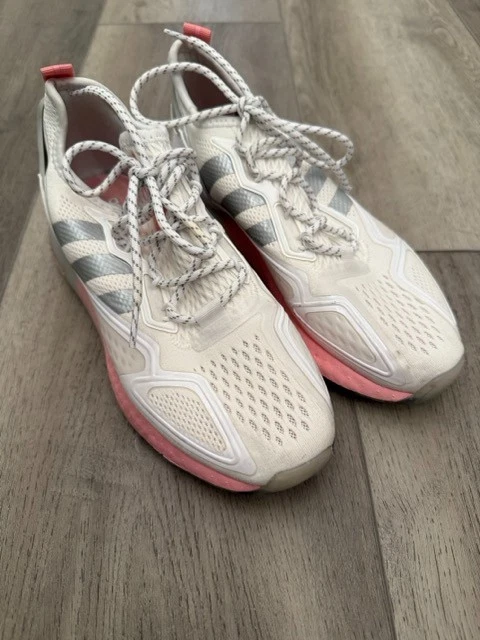 Adidas ZX 2K Boost White Glow Pink W for sale | eBay