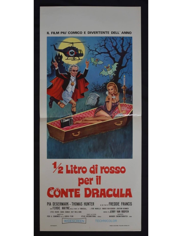 Locandina di MEZZO LITRO DI ROSSO PER IL CONTE DRACULA (1971)
